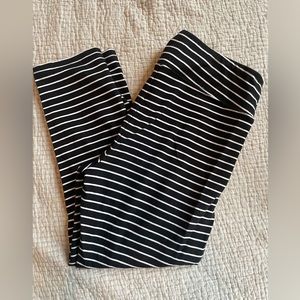 J. Crew Factory Striped cropped every day leggings